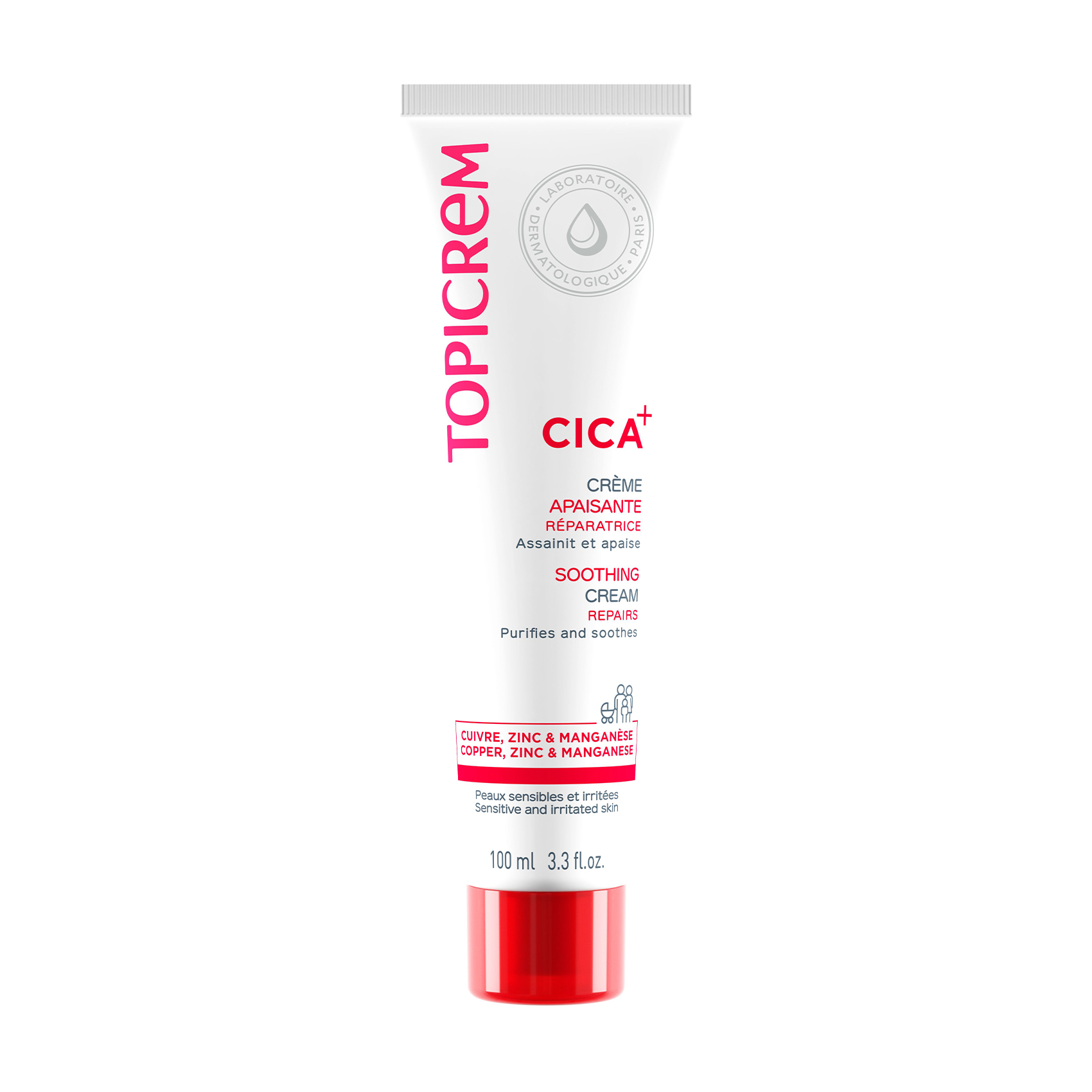 Заспокійливий крем для обличчя Topicrem CICA Soothing Cream, 100 мл